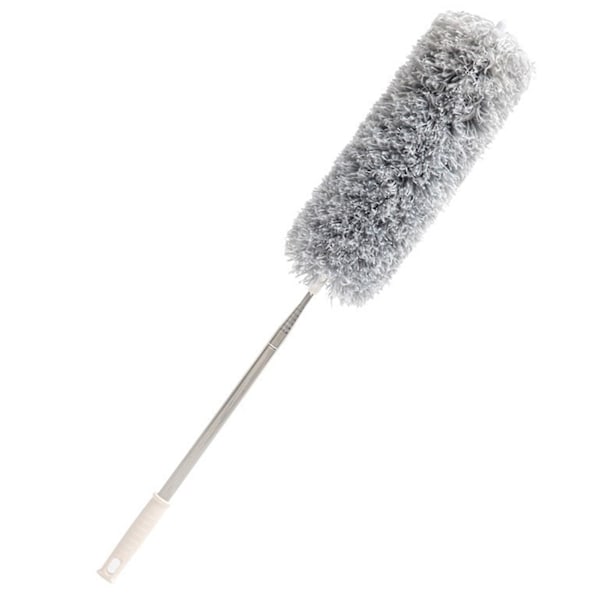 Fjærstøv med langt håndtak og uttrekkbart skaft på 80-280 cm, vaskbar støvkost for tak (FMY) Random Color