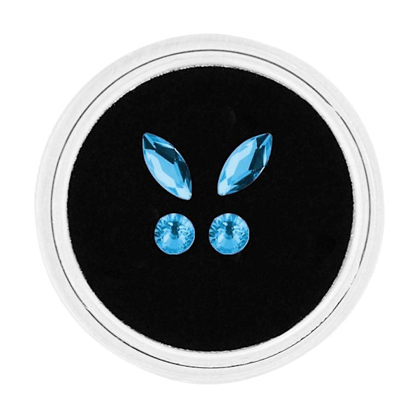 Tannpynt Blader Sommerfuglform Tann Smykker Dekorative Tenner Smykker  (FMY) Blue