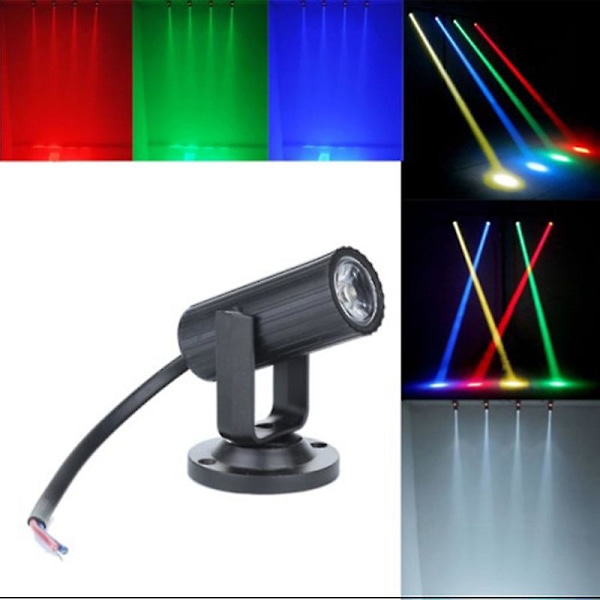 RGBW 1W LED Scenelys Spin Pinspot Lysstråle Spotlight Fest DJ Disco DMX (FMY) Multi-color 1PC