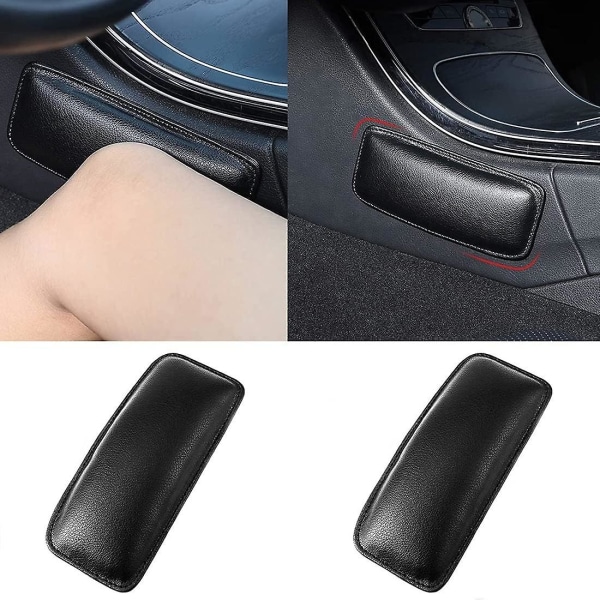 2 Pack Universal Car Center Console polvityyny pehmeä pehmuste, oven käsinojan suojatyyny Pehmeä nahkainen käsinojan tyyny (FMY)