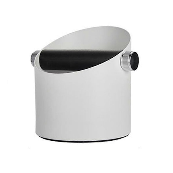 Knockbox för kaffe med avtagbar slagstång, espressobehållare för hem, kök, kontor, espressomaskin (FMY) White