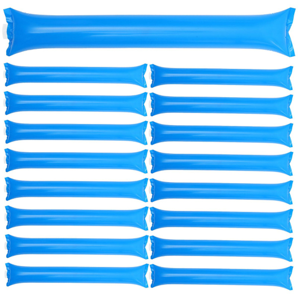 40 stk oppblåsbare pinner støy pinner oppblåsbare bom plast pinner festartikler (FMY) Blue 60.00X10.00X5.00CM