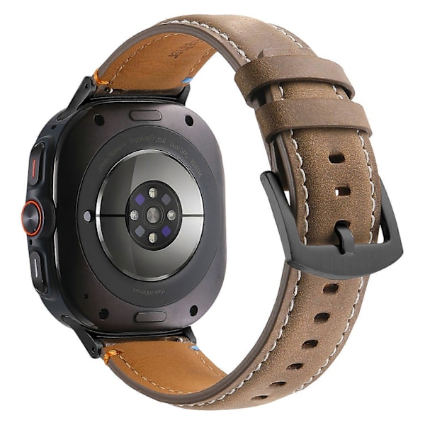 Type C Udskiftningsrem til Samsung Galaxy Watch Ultra 47mm Ægte Læderrem i Oksehud (FMY) Multicolor Style F