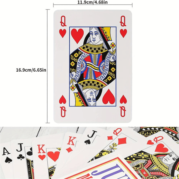 Adult Creative Large Card Game Poker Board Game Card Playing Cards (FMY)