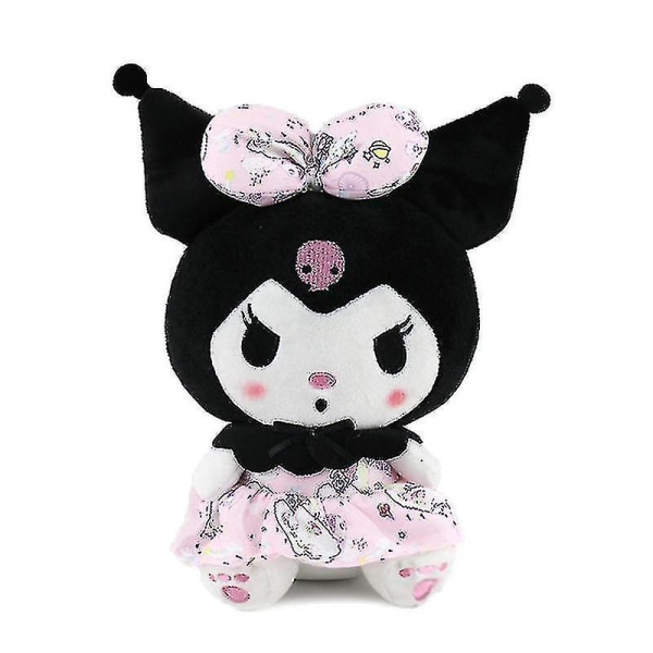 Rion Cute Kramkudde Plysch Fyllda Kuromi Character Stuffed Cushion Collection (FMYED) Classic Black