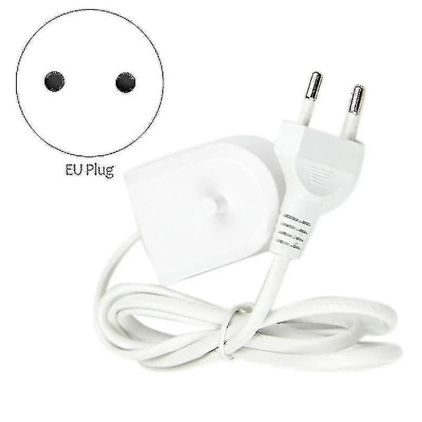 Reservedeler Lader for Philips Tannbørste EU-kontakt Ladingsett Hvit Hy  (FMY)
