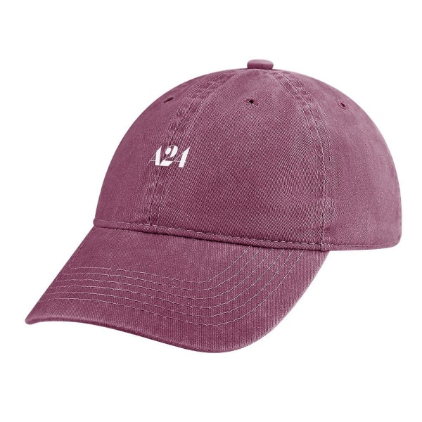 A24 Hvid Logo Cowboy Hat Rave Gentleman Hat Hatte Til Mænd Kvinder's  (FMY) Wine Red