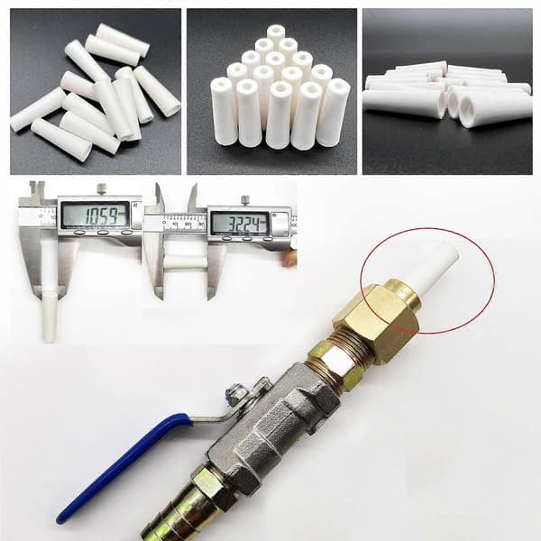 För Ventiltyp Sandblästringspistol Sandblästringstankar Blästringsmunstycke Portabel A 2.4MM-10