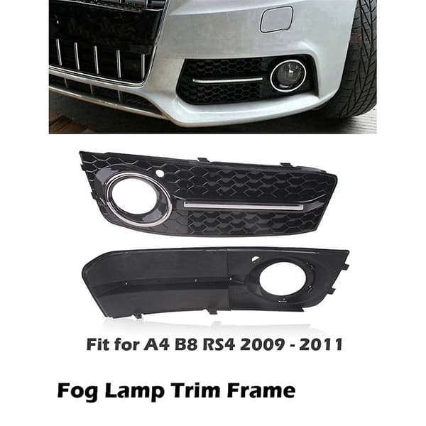 Bilkonvertering Tåkelysram Frontfanger Tåkelysgitter For A4 B8 Rs4 2009-2012 8k0807682a 8k0  (FMY)