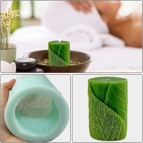 3D Lysstøbeform, Lysfremstilling Støbeforme, Lysforme, DIY Lysfremstilling Form, Lysstøbeform Silikonform Til Fremstilling Af Lys, Aroma