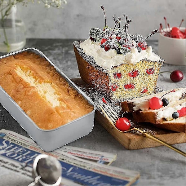 Brødform Sæt med 2. Brødform i rustfrit stål, Toastbrødsbageform. Brødform (FMY)