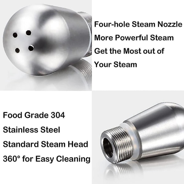 Kaffetrakter Steam 3&4-hulls munnstykke rustfritt stål for Breville 8 (FMY)