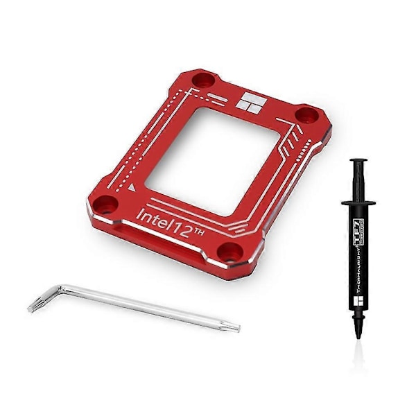 Thermalright Lga1700-bcf 12. CPU Bøyekorrektor Ramme Fikset Bakplate ~ (FMY) Red