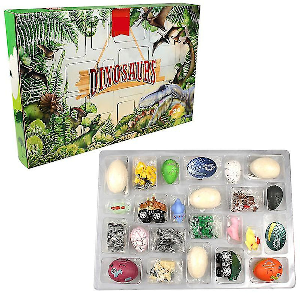 Jule-Dinosaur Legetøjs Kalender Blind Box Jule-Nedtælling Blind Box Chris  (FMY)