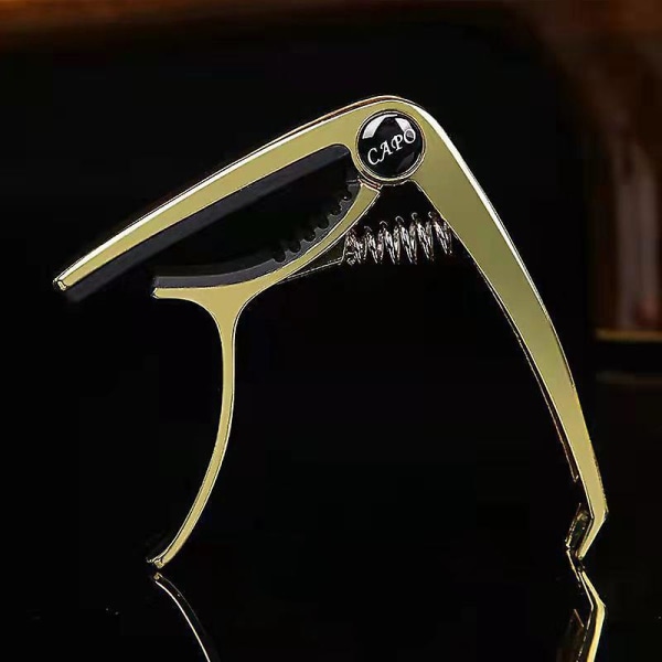 1 st Guitar Capo, 6-strängad akustisk & elektrisk gitarr Capo, gitarr Capo Akustisk  (FMY) dark gold