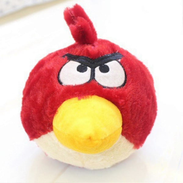 Plush Leksak Angry Birds Cartoon Mjuk Djurdocka Mjuk Bekväm Hudvänlig Plyschleksak för Barn Present Dekoration Samling -Yx  (FMY) C