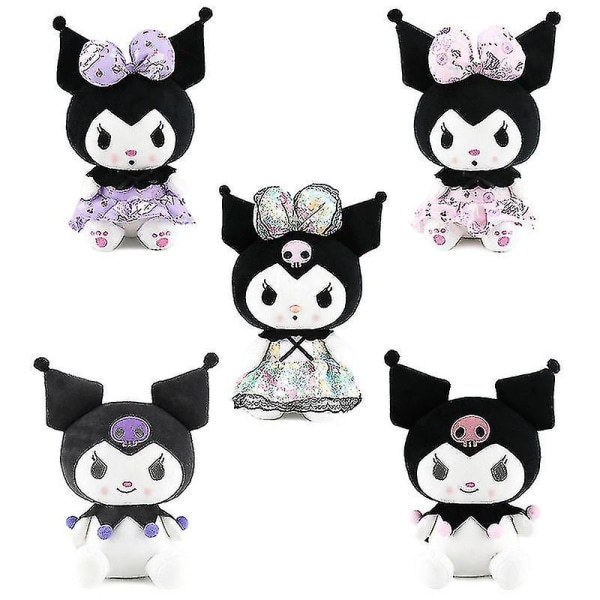 Cute Hugging Pillow Plush Stuffed Kuromi Character Stuffed Cushion Collection For Home Office  (FMY)