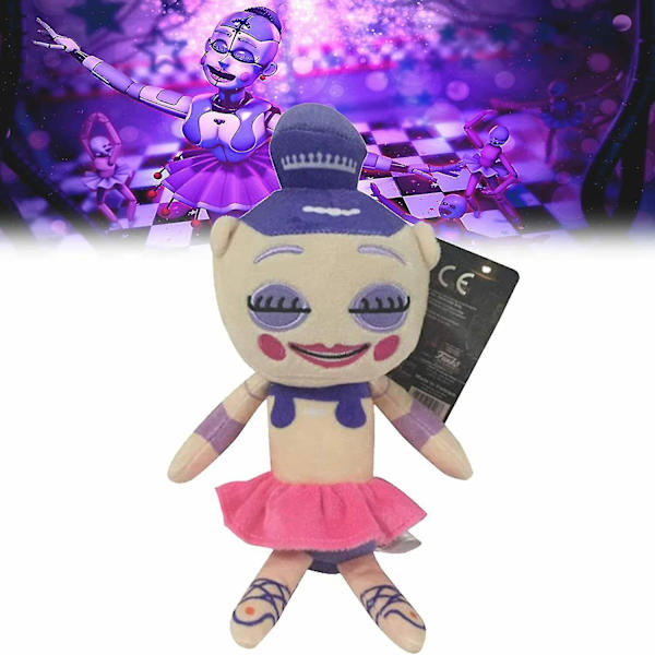 Fnaf Five Nights At Freddy's Pehmolelu Nalle Pehmolelut Pehmeä Lelu Lapsille (FMY) Ballora