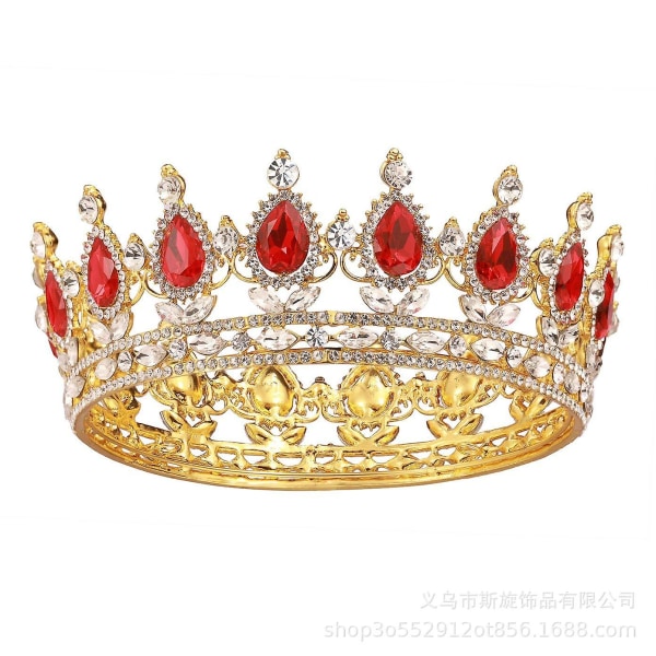 Prinsessakruunut ja tiaarat pienille tytöille - Kristalliprinsessakruunu, syntymäpäivä, juhlat, pukujuhlat, kuningatar tekojalokivikruunut, wz-1631 (FMY)