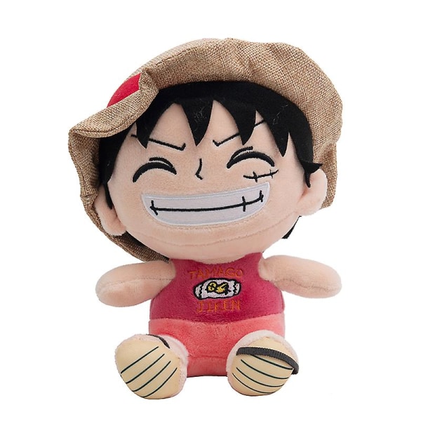 One Piece plysj leker størrelse 25cm Anime figur Luffy Chopper Ace Law søt dukke barn eller kjæreste bursdag Halloween Xmas gaver  (FMY) E 25CM