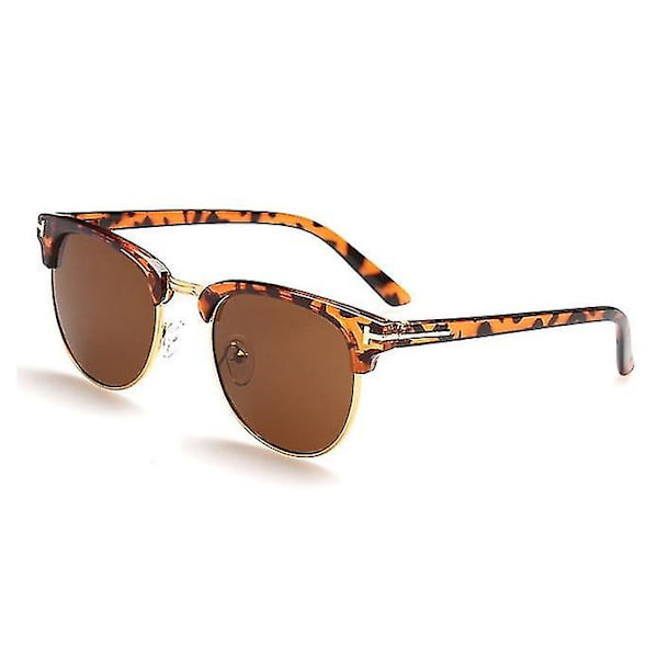 2023 James Bond Solbriller for Menn Merke Designer Solbriller Kvinner Klassisk Mote Solbriller for Menn Briller Uv400 (FMY) leopard