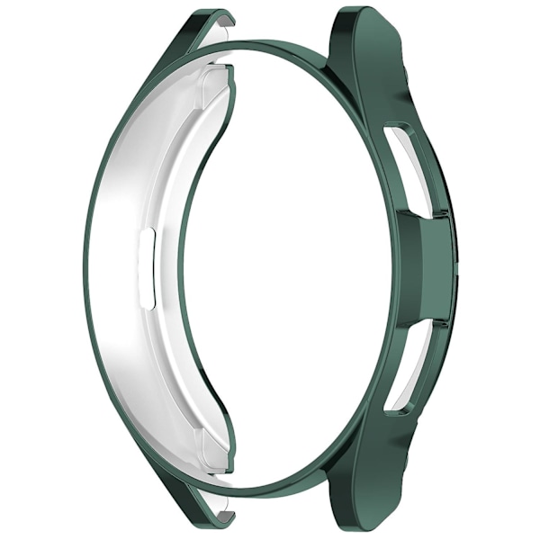 Til Samsung Galaxy Watch6 Classic 47mm Halv-Indpakket Elektroplettering TPU Smartwatch Ramme Case (FMY) Green Samsung Galaxy Watch6 Classic