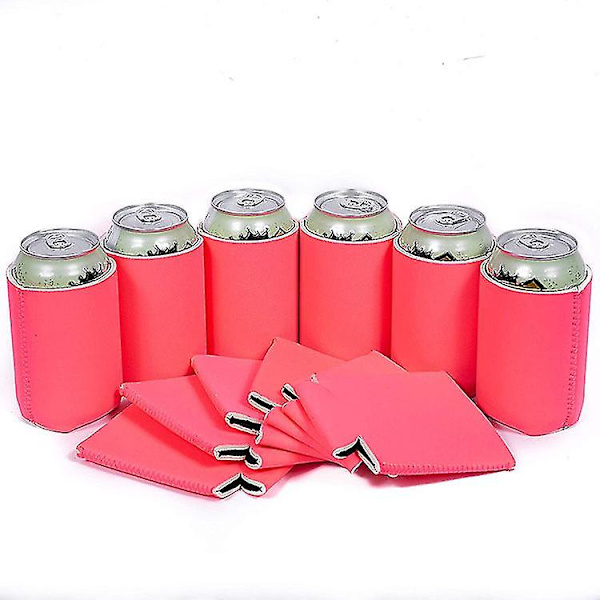 6 kpl Tyhjiä Olutpullon Kylmälaukkuja Neopreenistä Olutpullon Kylmälaukku Juomapullon Pidike Hylky (FMY) Pink