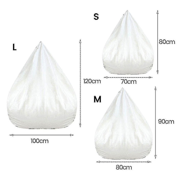 Vattentätt Innerfodral för Lazy Bean Bag Soffa, Utan Fyllning - Storlek 100x120 cm (FMY)