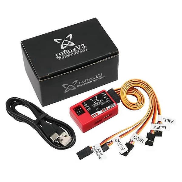 Til FMS Reflex V3 Flight Controller Gyro Stabilisator til RC Fly (FMY)