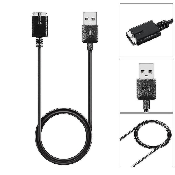 1m USB strømlader hurtiglading datakabel for Polar M430 GPS løpeklokke (FMY)