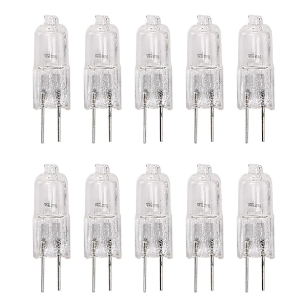 10 X G4 Halogenlampa Belysning 10w Varmvit (FMY)