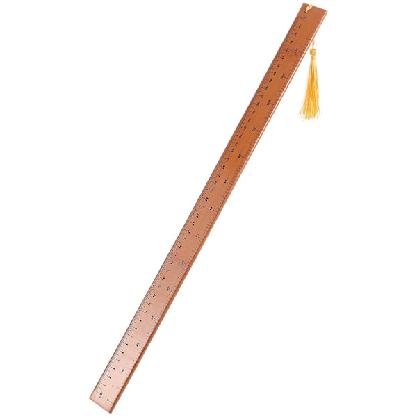 Bambus Spanking Cane Skaleret Lineal Flogging Beating Lineal Undervisning Stick  (FMY) As Shown 50X30cm