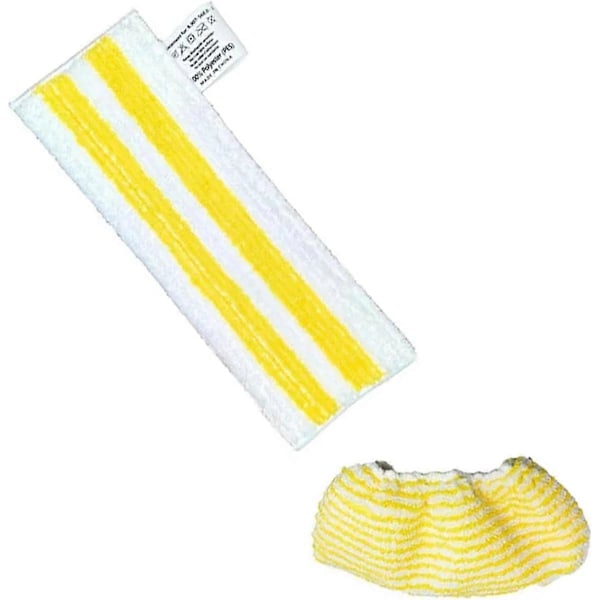 8 stk. dampmoppepuder til Karcher SC2 SC3 SC4 SC5 damprenser mikrofiber moppeklud sæt udskiftning P (FMY) As Shown