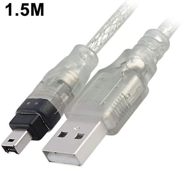 USB-hann til Firewire-plugg til Mini 4-pin til Firewire-adapter (FMY)