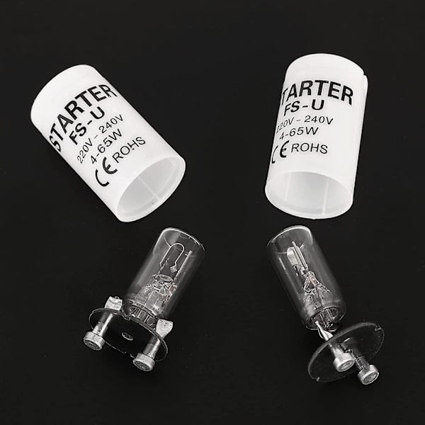 12 Stk. Fluorescerende Rør Starter Pære 4-65W 200-250V LED Starter Starter til LED Rør Starter Fluorescerende Rør LED til Fluorescerende Neon T (FMY)