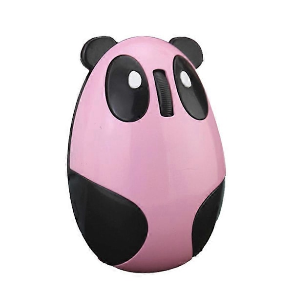 Yleinen 2.4GHz Langaton Latautuva Söpö Panda-Kuvioinen Hiiri PC:lle/Tietokoneelle (FMY) Pink