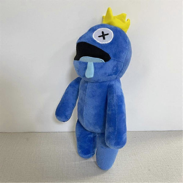 Rainbow Friends Plussj, Rainbow Friends Plussjdyr Myk Søt Stoffdyrdukke, Beste Gaver Til Jul Gutter Og Jenter For Og Spillentusiaster  (FMY) Blue