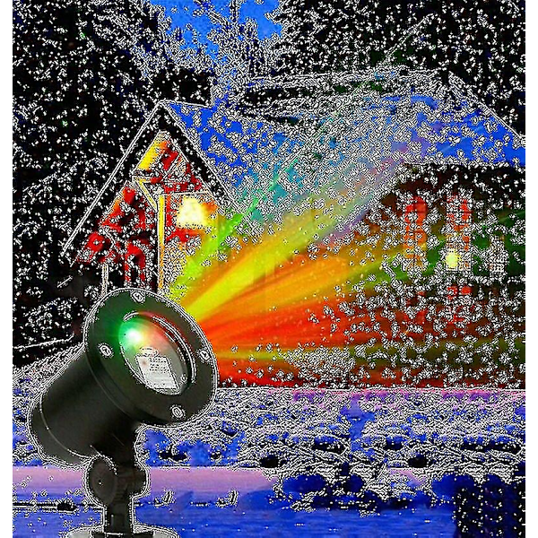 LED-projektor for utendørs landskap, scene, jul, lyskule, projeksjonslys, festprojeksjonslys (FMY) US Plug
