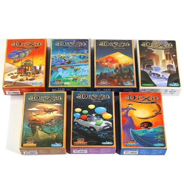 Dixit Stella Univerus Engelsk Brädspel Dixit Expansion Journey Harmonies Daydreams Kort Vänner Familj Middagsfest Brädspel  (FMY) Dixit Memories