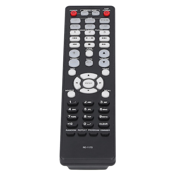 DENON RC‑1173/PMA‑720AE/PMA‑520AE/DCD‑720AE/DCD‑520AE TV Fjernbetjening Udskiftning (FMY)