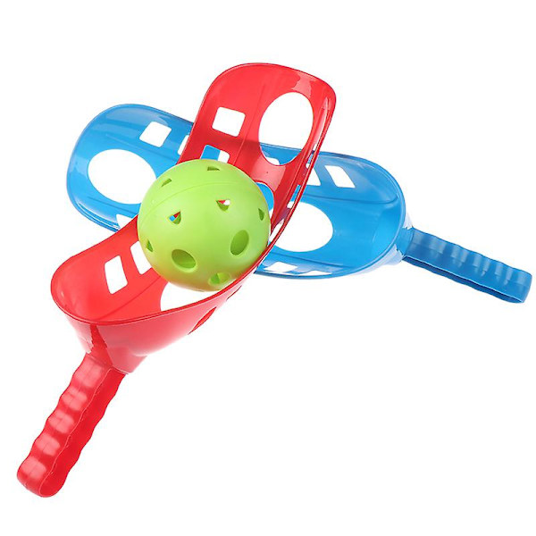 Scoop Ball Set Catching Game Trackball Sport Lacrosse Racket Game Toys Kids  (FMY) one size