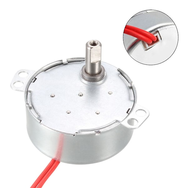 Tyc Synkron Synkronmotor AC 12V 5-6rpm 50-60Hz CCW 4W Fp (FMY)