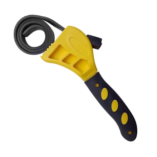 JiaWei Kapsylrem Burköppnare Justerbar Flaskburköppnare för Svaga Händer Ergonomiska Burk-Gripar för Hemmakök QVp (FMY) Yellow 6 inch