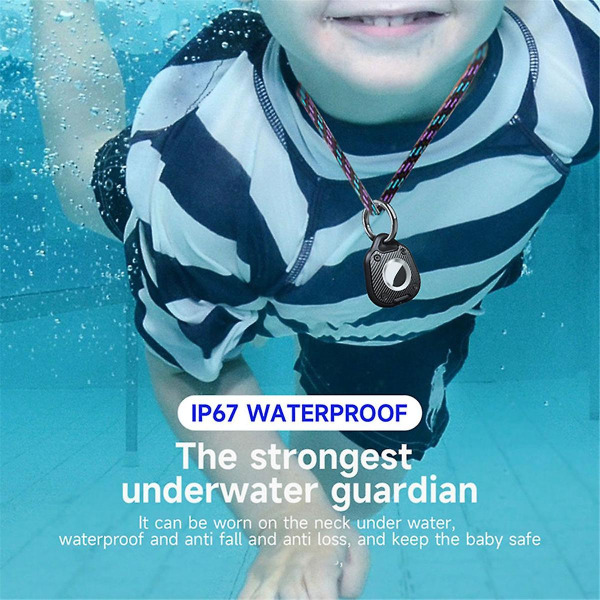 Vattentätt case för case Anti-förlorad anti-scratch för barn Djurhalsband med nyckelringskruv (FMY)