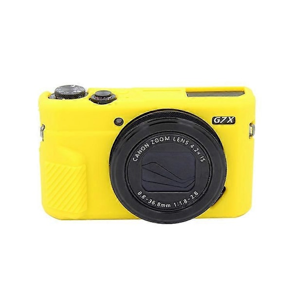 Silikon Skyddande Fodral för Canon EOS G7 X Mark II (FMY) Yellow