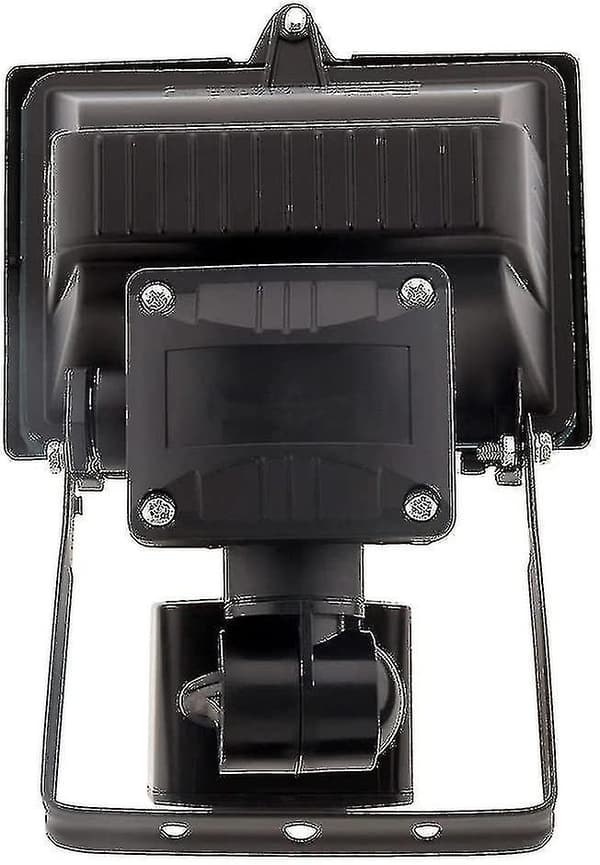 Halogen Floodlight Svart Med Detektor - Ip44 Ce(FMY)