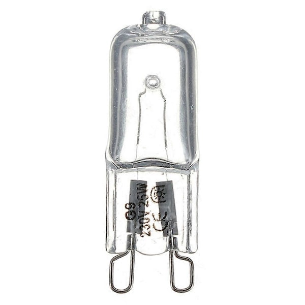 10-pakning G9 Halogenpærer 220-240V 25W 40W 60W Varmhvitt Lys Optimal Belysning (FMY) 40W