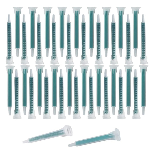 40 stk. Epoxy Blandemundstykke Elektrostatisk Blandemundstykke Spids 50ml/1.7oz (1:1/1:2 Forhold) 16 Elementer  (FMY) as shown