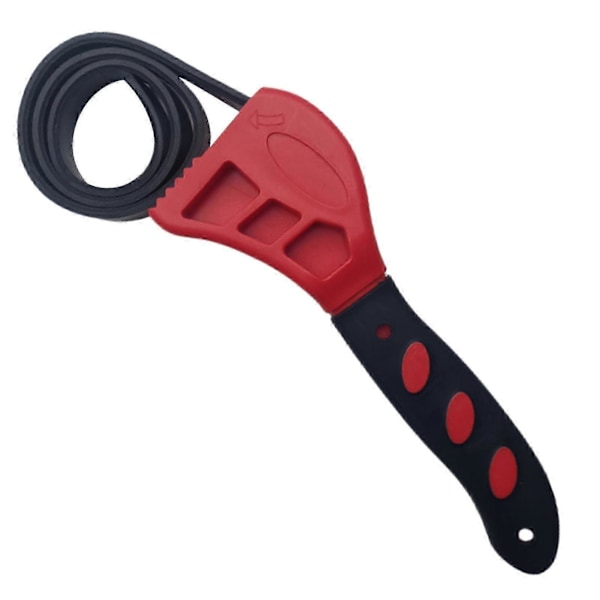 JiaWei Kapsylrem Burköppnare Justerbar Flaskburköppnare för Svaga Händer Ergonomiska Burk-Gripar för Hemmakök QVp (FMY) Red 8 inch