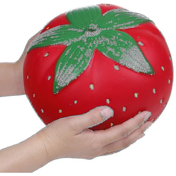 Jättejordgubbe Super Large Antistress Squishies Squeeze Squeeze Leksaker Långsamt Stigande Squishies Jumbo Leksaker Långsamt Stigande Leksaker  (FMY)
